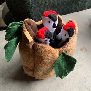 Folkmantis woodpecker babies in nest puppet